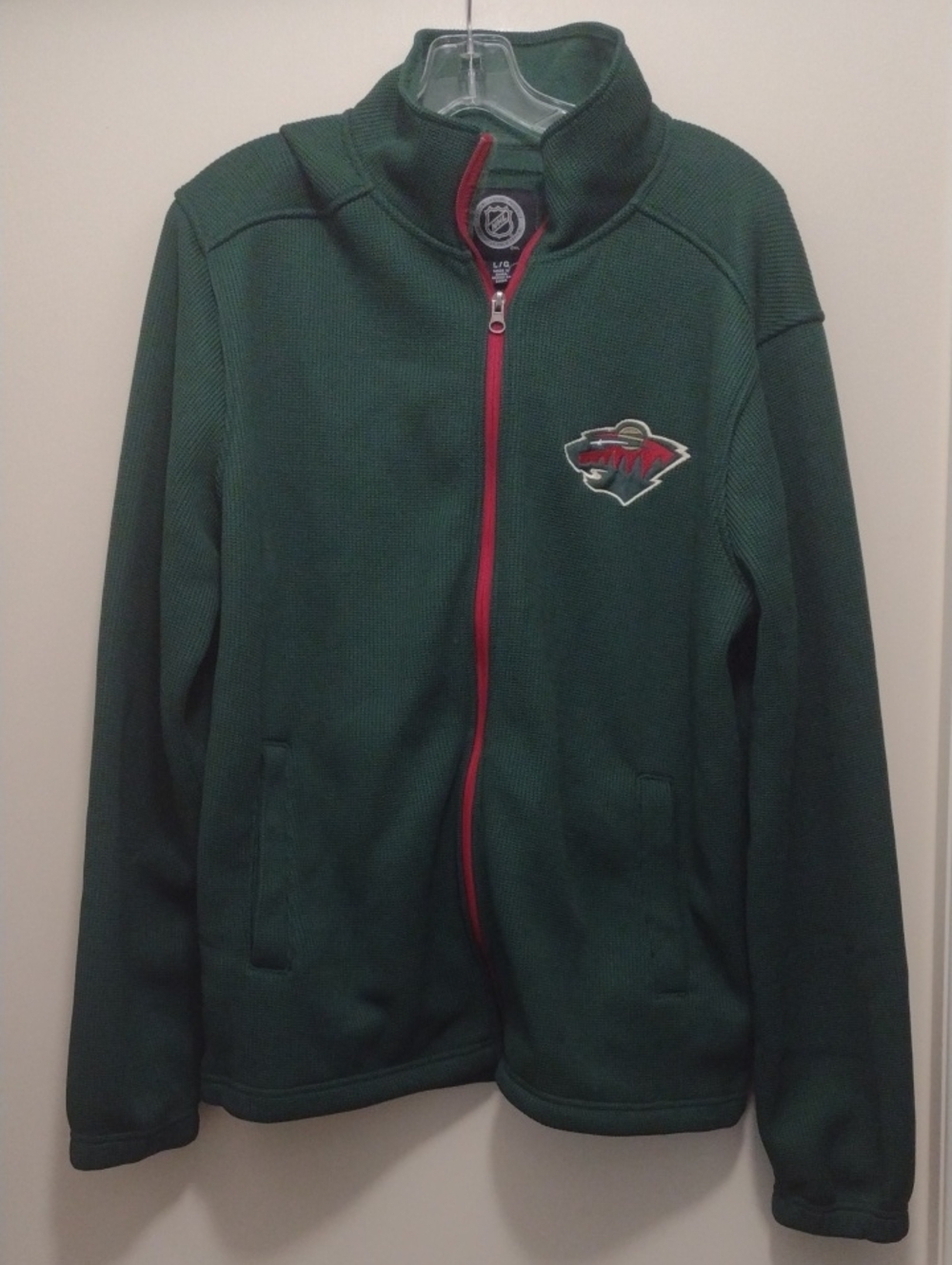 NHL Men's Minnesota Wild Green Full-Zip Jacket (J1288)